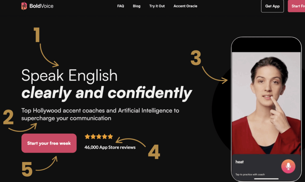 Great landing page copy example